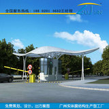 铸建膜结构|广州大学城科学中心膜结构出入口