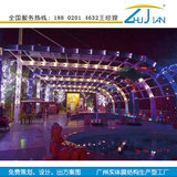 铸建膜结构|广西柳州市万佳豪庭景观膜结构遮阳棚